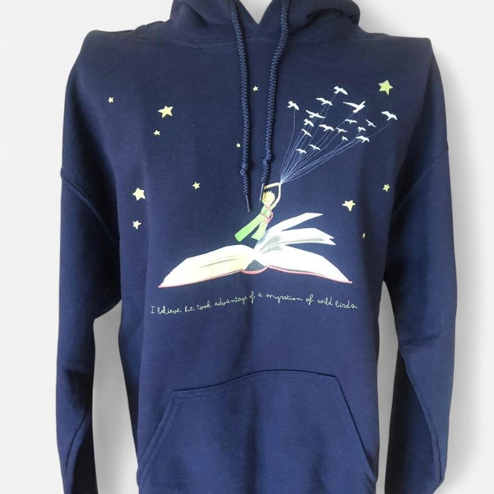 Women's Gildan Little Prince hoodie.
